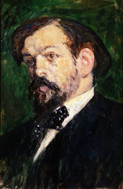 Portrait of Claude Debussy (1862-1918) by Jacques Emile Blanche